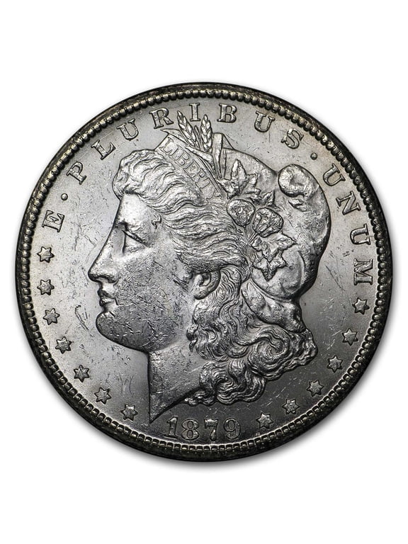 1879-CC Morgan Dollar Capped CC BU