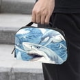 thumbnail image 2 of Shark Digital Bag Organizer Travel Case with Oxford Fabric Waterproof Material - 5.9x9.44x3.14 in - Storage Pouch Small Box Organizer Storage Container Small Storage Bag Pouch Case, 2 of 6