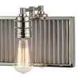 thumbnail image 5 of Elk Home 43-Inch Wide Corrugated Steel Chandelier, Weathered Zinc, 5 of 5