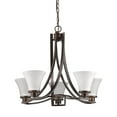 thumbnail image 2 of Acclaim Lighting IN11270ORB Mia 5-Light Oil-Rubbed Bronze Chandelier with Etched Glass Shades, 2 of 2