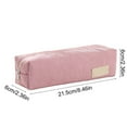 thumbnail image 3 of Ovzne Corduroy Pencil Case - 21.5*6*6Cm Easy And Cute Stationery Box, Korean Version Stationery Bag, Mini High-End Pen Bag For Daily Use Travel, 3 of 6