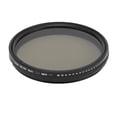 thumbnail image 1 of Adjustable ND Filter, ND2 to ND400 with Rotating Frame, Optical Glass Lens Camera Filter That Works for Various Lighting Conditions, 1 of 7