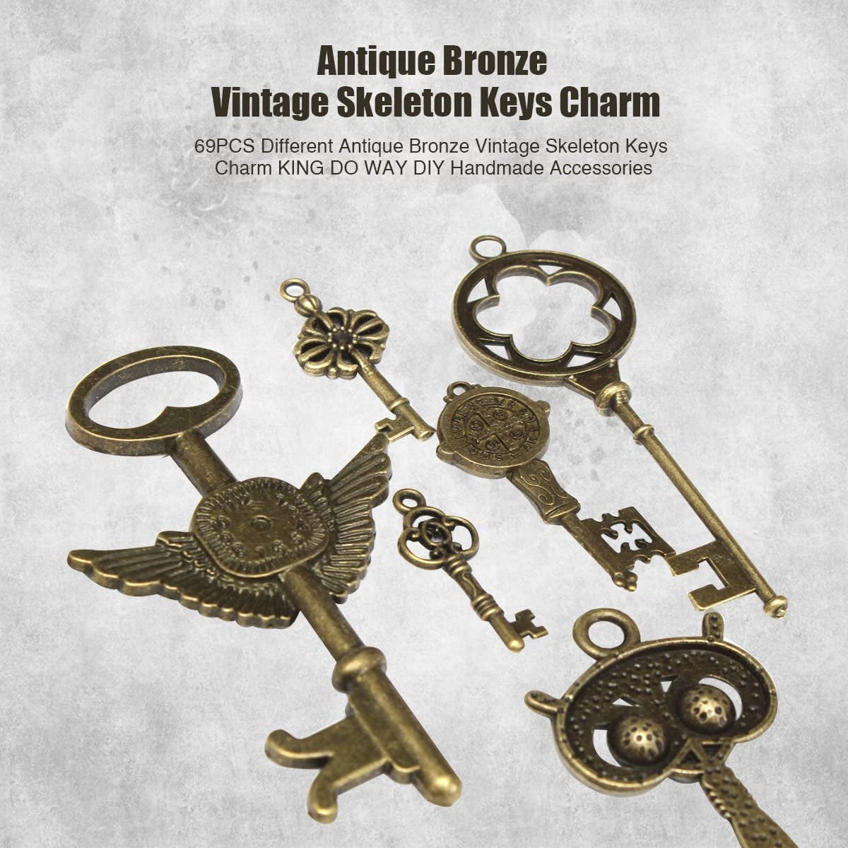 Стимпанк из ключей. Vintage Bronze Cross. Unique ключ
