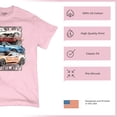 thumbnail image 6 of Shelby Cars Sketch T-shirt Mustang Racing American Muscle Car GT500 Cobra Performance Powered by Ford Men's Tee, 6 of 7