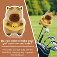 thumbnail image 4 of Carpincho de peluche Double Bread Cover con funda para palo de golf, 4 of 5