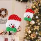thumbnail image 5 of Adorno navideño con forma de ciervo, muñeco de nieve y árbol de Navidad, colgante con forma de pentagrama de Papá Noel, pequeños adornos colgantes, colgante de vehículo de peluche., 5 of 5