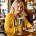 thumbnail image 6 of 40oz CAT Construction Tumbler with Handle and Straw，Industrial Themed Insulated Mug, Heavy Machinery Gifts for These Equipment Fans Construction Enthusiasts, 6 of 8