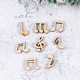 thumbnail image 1 of OULII 200pcs Craft Items Music Chip Beige Music Note Prop for Kids Art Projects, 1 of 6