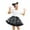 w93# Black329, variant on Kids Girls Ballet Skirts Elastic Waist Party Rainbow Mesh Tutu Tulle Skirt Sparkly Sequins Tiered Stylish Dancewear,Orange,5-8 Years
