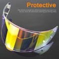 thumbnail image 2 of Lente De Visera De Casco Pc Visera De Casco De Motocicleta Visera De Casco De Motocicleta De Cara Completa Compatible Con Ff-353 320 328 800 Casco De Motocicleta Montar seitruly VI009215-01, 2 of 6