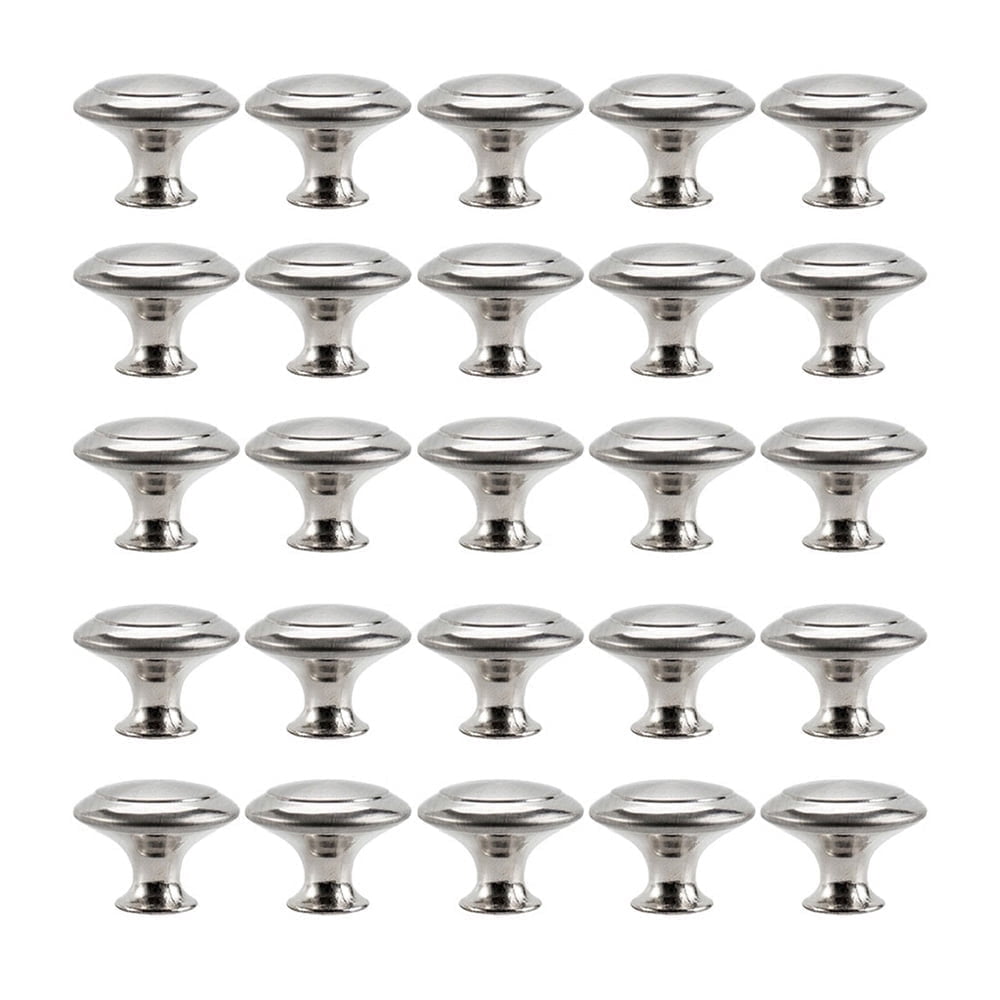 Rzvnmko Brushed Nickel Cabinet Knobs, 25-Piece Set photo 1