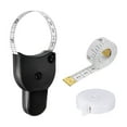 thumbnail image 3 of Uxcell 3Pcs Body Tape Measure Push and Lock Tape 60" Retractable Measuring Double Scale Soft Measuring Tape, Black/White, 3 of 6