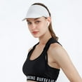 thumbnail image 1 of Women Sun Visor Cap Tie Dye Visor Elastic UPF50+ Sports Hat Empty Top Baseball Beach Hat, 1 of 7