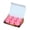 Pink, variant on Dserhfy 6 Pcs Diwali LED Lotus Candles Flameless Lotus Tea Light Battery Operated Flickering Buddhist Lamp for Home Desktop Centerpiece