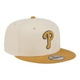 thumbnail image 3 of Men's New Era Light Beige/Khaki Philadelphia Phillies Two-Tone Color Pack 9FIFTY Snapback Hat, 3 of 5