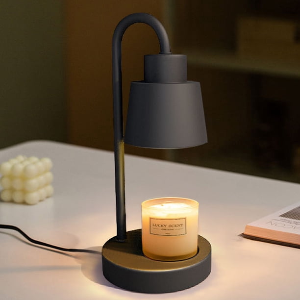 Lámpara Lámpara Lámpara de calentamiento de velas eléctricas de aromaterapia retro Caja fuerte para la decoración del dormitorio