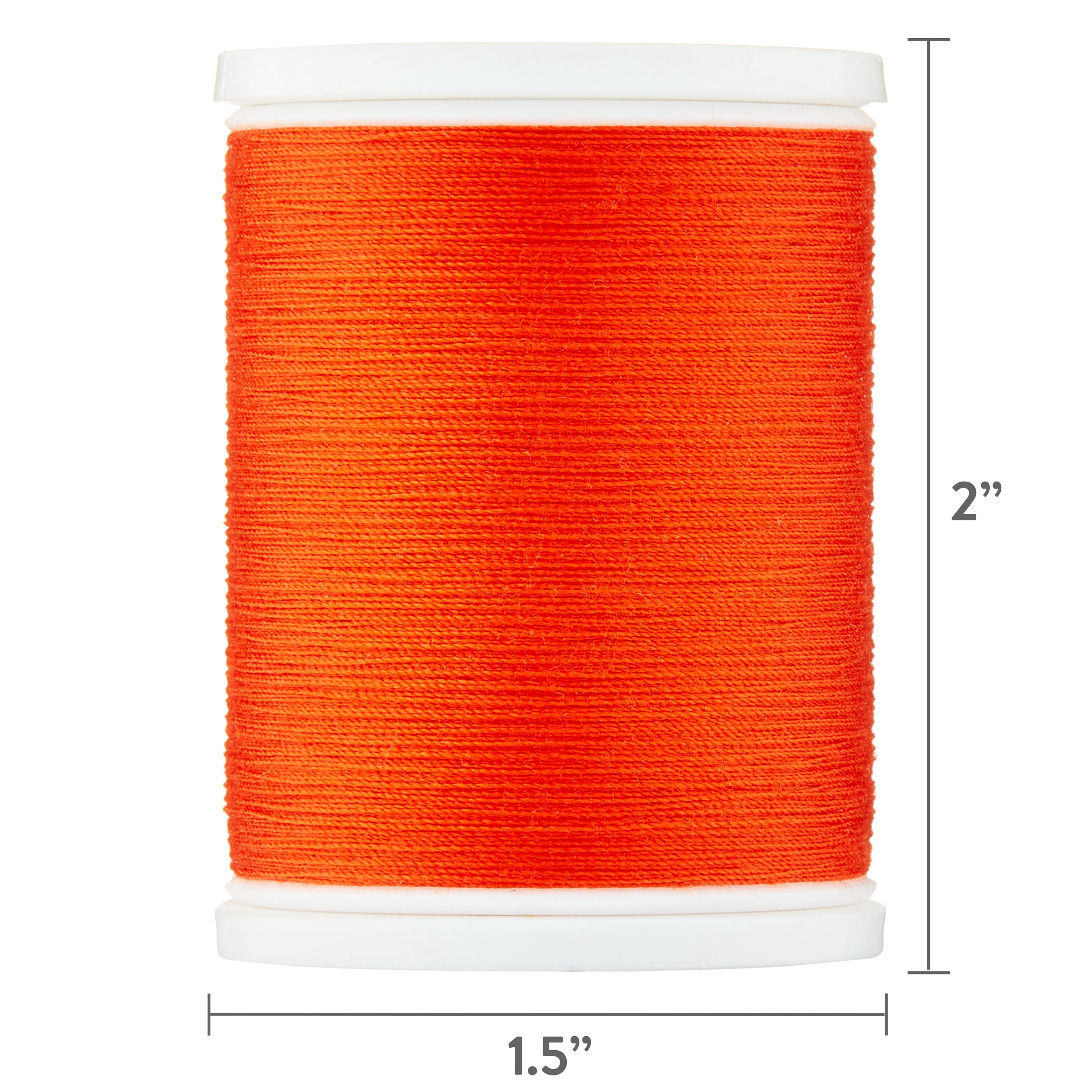 Hello Hobby Bitter Orange 100% Polyester All Purpose Thread, 300 Yards
