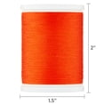 thumbnail image 5 of (3 pack) Hello Hobby Bitter Orange 100% Polyester All Purpose Thread, 300 Yards, 5 of 6
