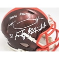 thumbnail image 2 of Hanford Dixon & Frank Minnifield Autographed Cleveland Browns Flash Brown Speed Mini Helmet "Dawg Pound" Beckett BAS Witness 216720, 2 of 2