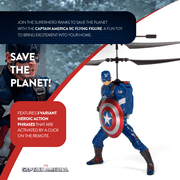 Marvel Licensed Avengers Captain America 2CH IR RC Helicopter, Ages 8+