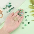 thumbnail image 6 of 26pcs Natural Gemstone Cabochons 13 Style Green Stone Beads 10mm Flatback Green Cabochons Undrilled Stone Beads, 6 of 6