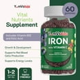 thumbnail image 2 of YUM-V’s Complete Iron Supplement with Vitamin C for Kids, Grape Flavor Blood Builder Gummy Vitamins, 60 Count, 2 of 8