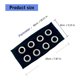 thumbnail image 3 of Fashionable Metallic Hairband Elastic Headbands With Punk Design Perfect For Women Men Daily Wear And Special Occasion Coffee, 3 of 4