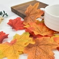 thumbnail image 4 of Hojas de otoño Hojas Artesanías artificiales Hoja de arce Hoja la Hojas de otoño artificiales Decoraciones de despedida de soltera para bodas 400 piezas Macarena hojas de arce, 4 of 8