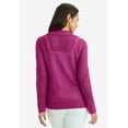 thumbnail image 2 of Jessica London Women's Plus Size Pullover Crochet Polo, 2 of 4