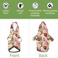 thumbnail image 3 of Uemuo Tulips Flowers for Winter Dog Hoodie Sweatshirts with Pockets Warm Dog Clothes for Small Dogs Chihuahua-Small, 3 of 8