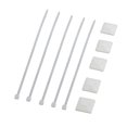 thumbnail image 4 of Bridas para cables, 200 piezas Bridas para cables de nailon Bridas para cables Bridas para cables con cremallera Funcionalidad versátil, 4 of 12