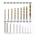 thumbnail image 2 of 99/230 Pcs Titanium Drill Bit Set for Steel Wood Plastic Metal Copper Aluminum Alloy with Storage Case, 2 of 5