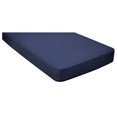 thumbnail image 2 of College Dorm 100% Jersey Knit Cotton Twin Extra Long Sheets Fitted Navy, 2 of 2