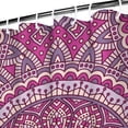 thumbnail image 3 of Sacred Symbolic Mandala Shower Curtain Ethnic Inspired Bathroom Drapes 36x72 Inch Premium Fabric, 3 of 4