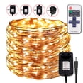thumbnail image 2 of 12V LED String Light with Remote Dimmer 10m 20m 30m 300 LED Fairy Lights Warm White RGB US EU UK AU Kit Christmas Wedding Decor, 2 of 5