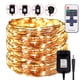 thumbnail image 2 of Cadena de luces LED de 12 V con regulador remoto, 10 m, 20 m, 30 m, 300 luces LED, color blanco cálido, RGB, kit para EE. UU., UE, Reino Unido, Australia, decoración para bodas y Navidad, 2 of 5
