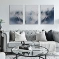 thumbnail image 6 of 3 piece Abstract large canvas wall art for Living Room pictures wall decor Nordic Modern navy blue Gray White Canvas Prints Foggy Forest Wall Art Poster home art bathroom canvas wall art, 6 of 6