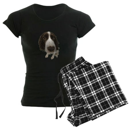

CafePress - FIN Springer Spaniel Closeup Women s Dark Paja - Women s Dark Pajamas
