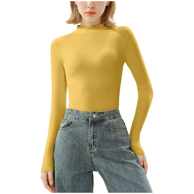 Womens Turtleneck Tops, Turtleneck Pullover Loungewear