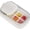 White, variant on Whiskey Ice Cube Mold, Press Type With Lid Storage, 8 Cube Stackable Easy Release, For Freezer Beverage Coffee