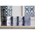 thumbnail image 2 of A&B Home Book Boxes - Blue, White - Set of Four, 2 of 2