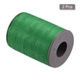 thumbnail image 3 of 2 Pack Thin Waxed Thread 137 Yards 0.55mm Polyester String Cord for Machine Sewing Hand Quilting Weaving, Sea Green, 3 of 5