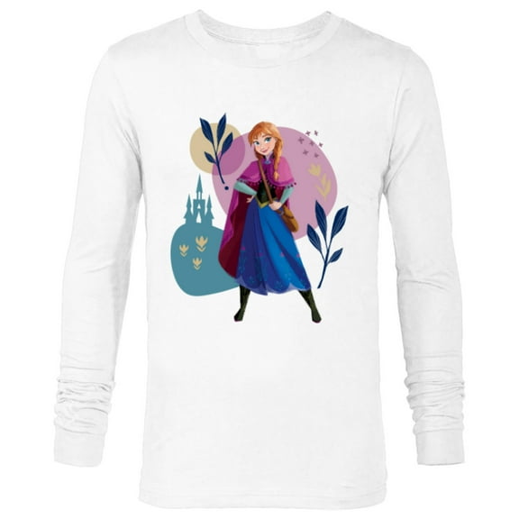 Disney Frozen Princess Anna of Arendelle - Long Sleeve T-Shirt for Men - Customized-White