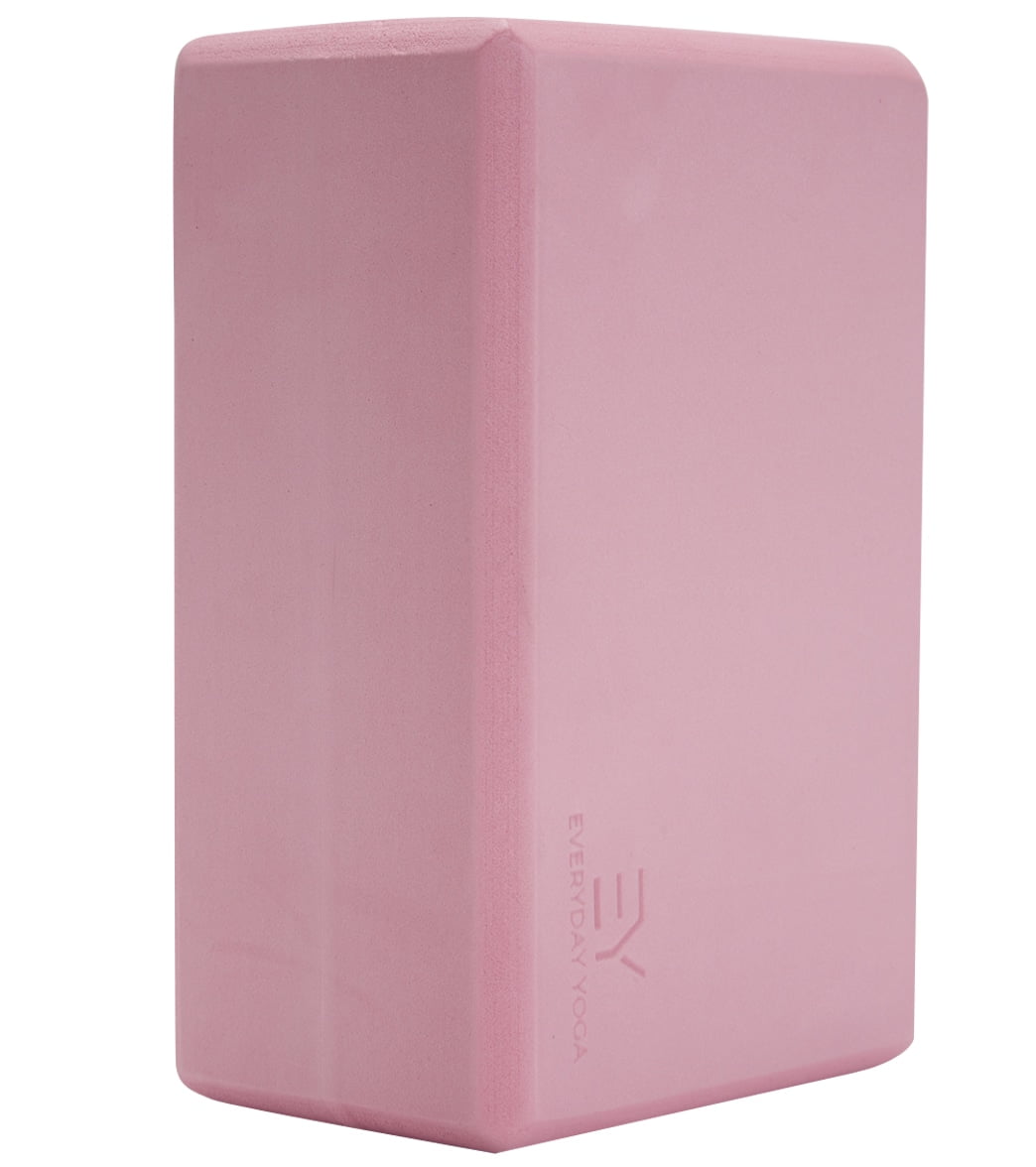 Everyday Yoga High-Density Foam Block, Lightweight & Durable with Smooth Beveled Edges