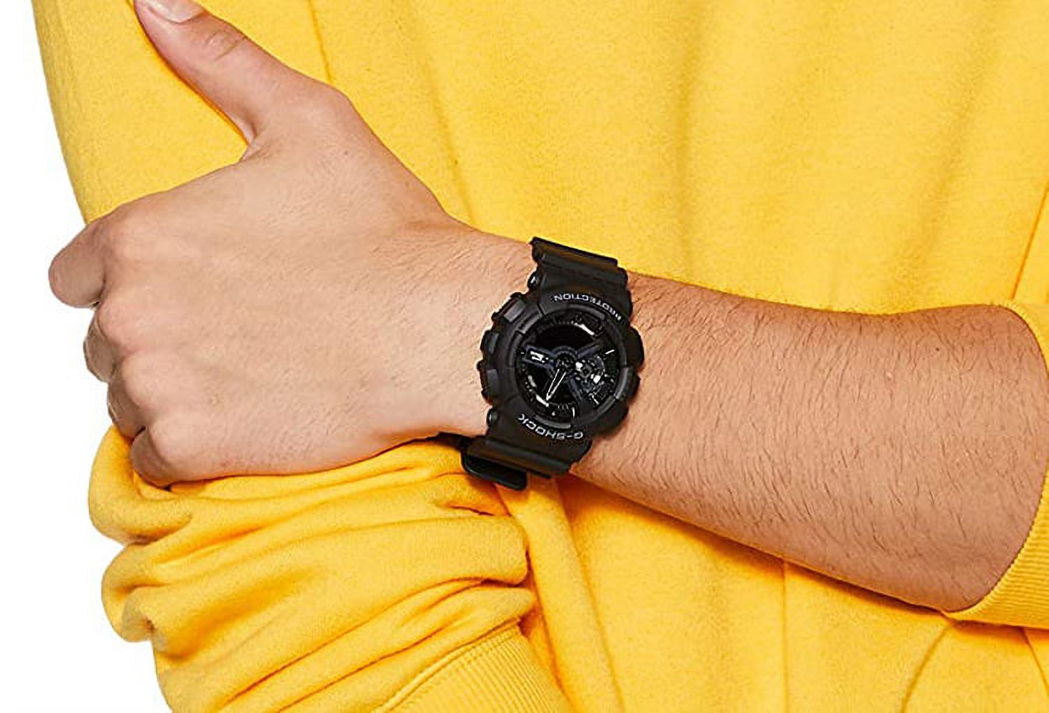 Casio G-Shock Analog-Digital 200m Anti-Magnetic Black Resin Watch 