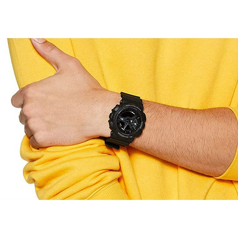 Casio G-Shock Analog-Digital 200m Anti-Magnetic Black Resin Watch