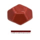 thumbnail image 3 of Perilla de puerta de cerámica con forma de diamante, tirador para cajón, armario, muebles (rojo), 3 of 3