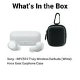 thumbnail image 2 of Sony WF-C510 Truly Wireless Earbuds with Up To 11 Hours Battery Life (White) Bundle with Earphone Case (2 Items), 2 of 6