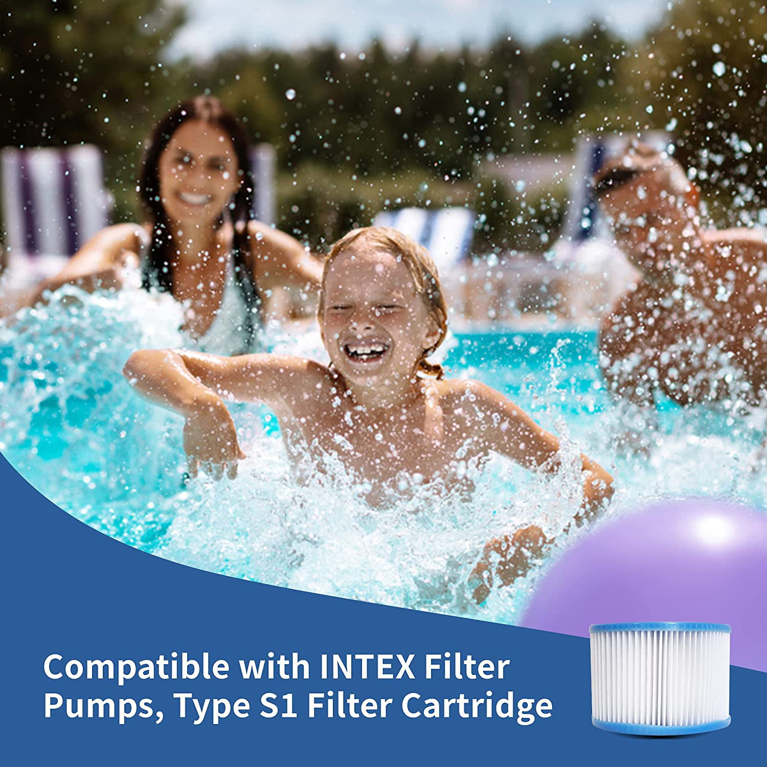Volca Spares Type S1 Filter Cartridge for Intex PureSpa Hot Tub Models 12 Pack 29001E 