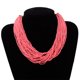 thumbnail image 3 of Minnieouse Collar de cadena de mujer Festival de moda Fiesta Aniversario Celebración Graduación Escuela Trabajo Compras Joyería de moda Mujer Accesorios de disfraces Rojo, 3 of 6